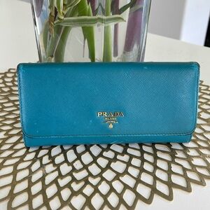 Prada leather wallet